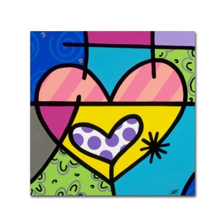 Trademark Fine Art Roberto Rafael 'Big Heart I' Canvas Art, 24x24 MA0779-C2424GG